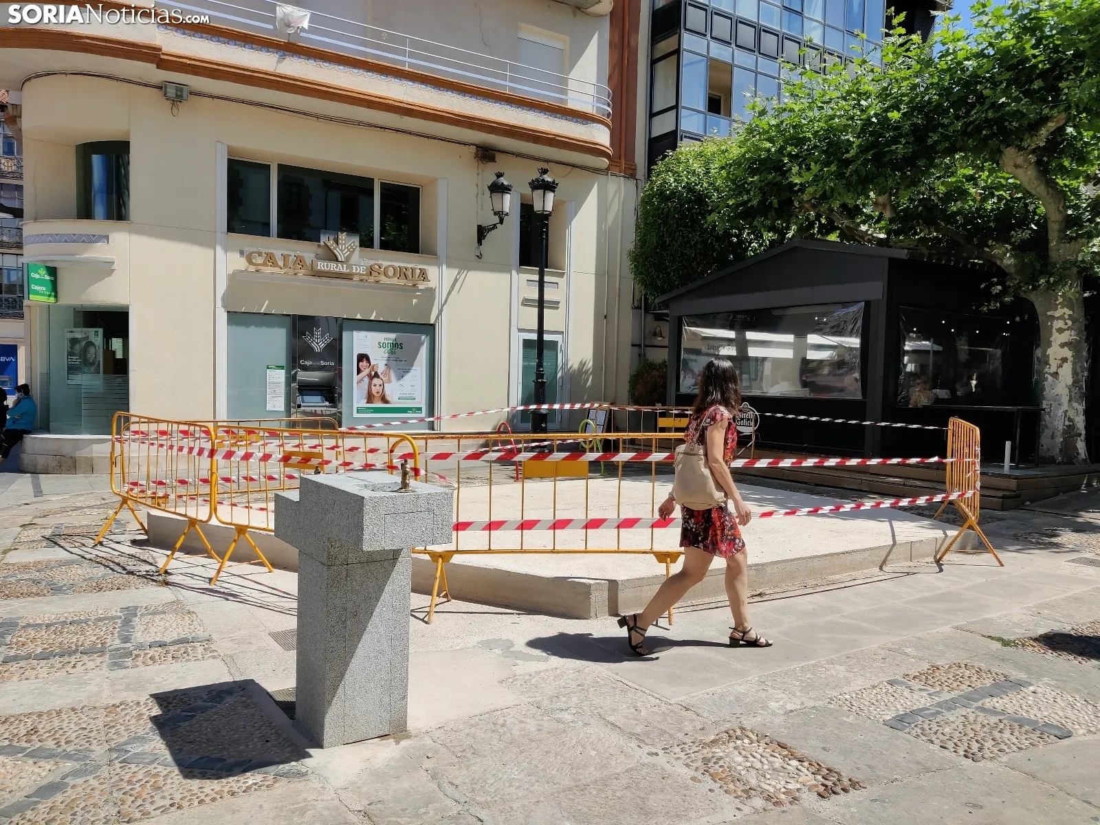 Foto 2 - Soria estrena fuente y est&aacute; en pleno centro
