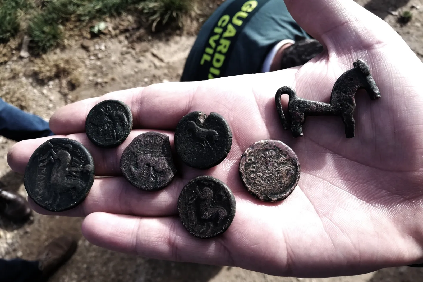 Algunas de las piezas confiscadas. /GC
