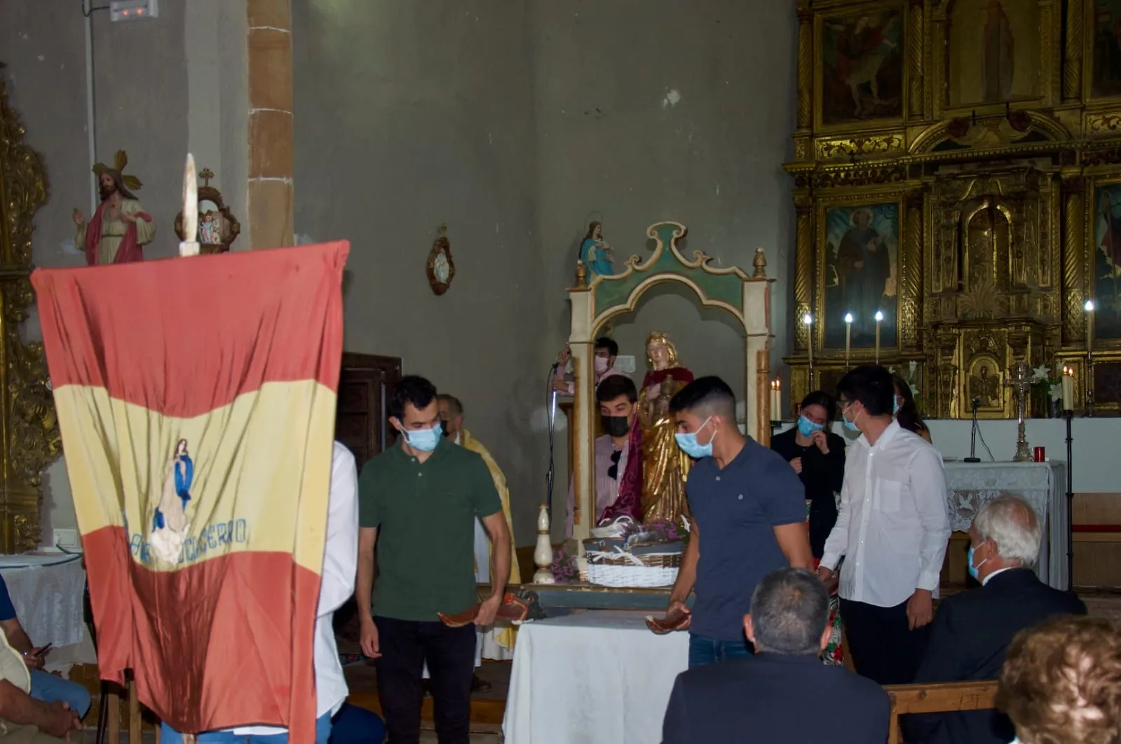 Celebración en honor a Santa María Magdalena en Valdelagua del Cerro.