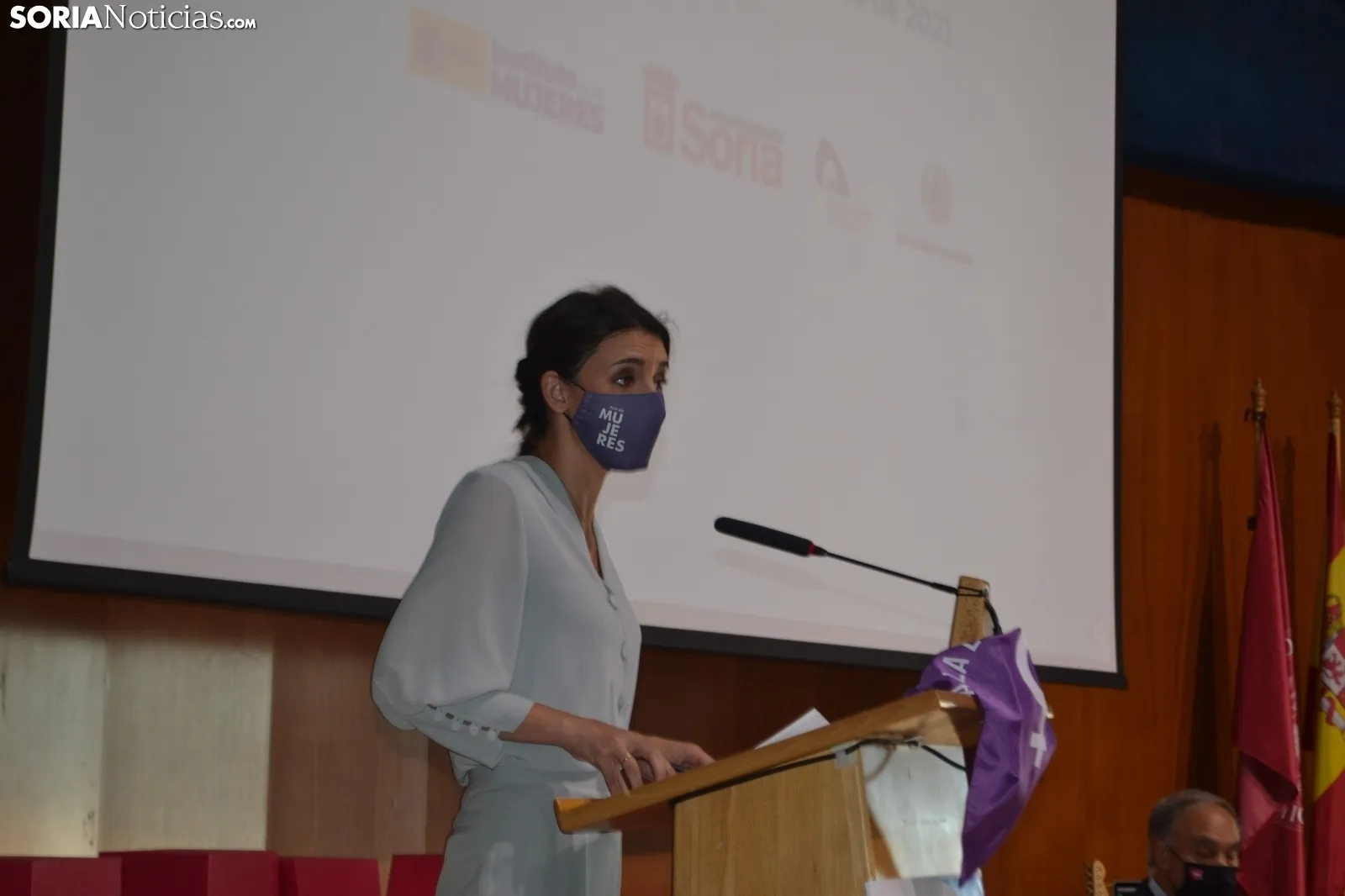 Comparecencia de Irene Montero en Soria.