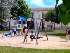 Parques renovados en San Esteban de Gormaz.