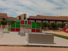 Parques renovados en San Esteban de Gormaz.