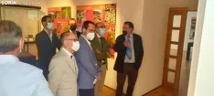 Una imagen de la visita del consejero al Palacio Ducal de Medinaceli. /SN