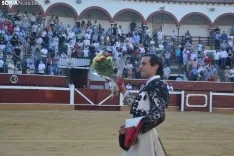 Una imagen de la tarde este sábado en la plaza de toros de San Benito. /SN