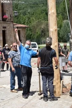 Pingada del Mayo en Molinos de Duero 2021.