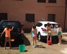 Jornada de 'trabajo' de los niños de Montejo de Tiermes.