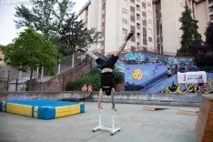 Parkour en Noches Callejeras / María Ferrer