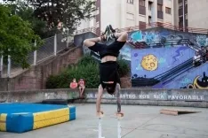 Parkour en Noches Callejeras / María Ferrer