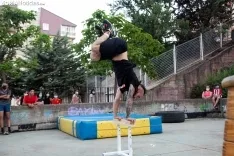 Parkour en Noches Callejeras / María Ferrer