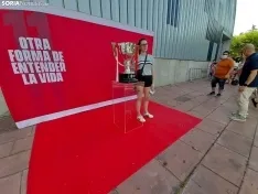 Una imagen de esta tarde a la entrada de La Juventud. /SN