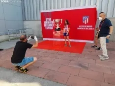 Una imagen de esta tarde a la entrada de La Juventud. /SN