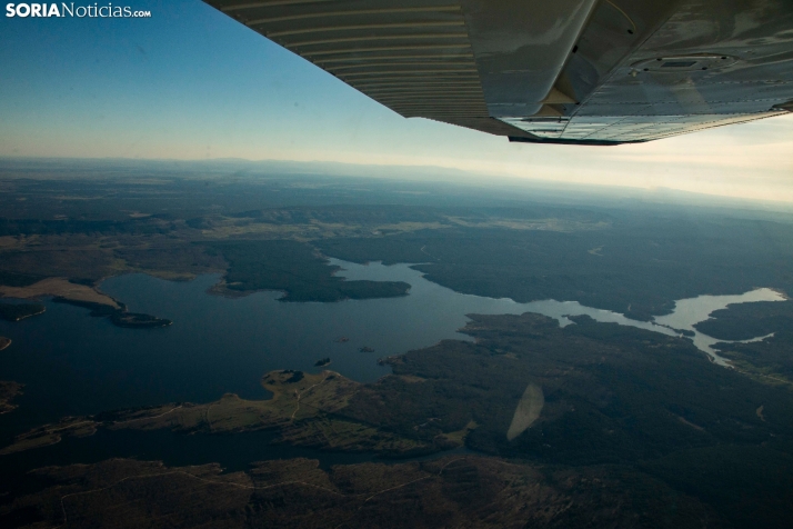 El agua en la Cuerda del Pozo, casi 10 puntos por debajo que hace un año