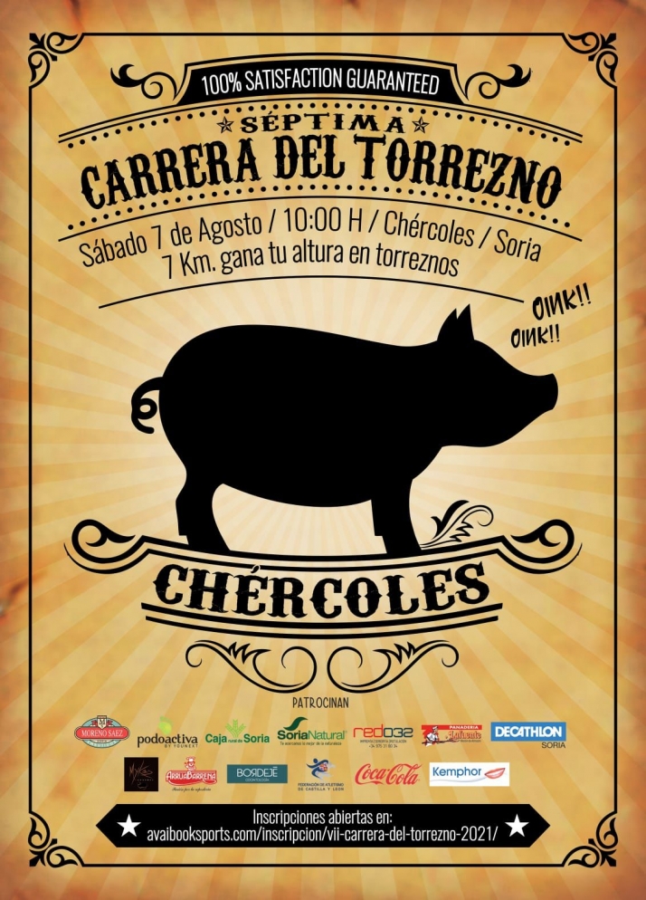 Chércoles vuelve a organizar la VII Carrera del Torrezno el 7 de agosto