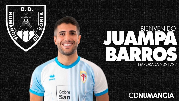 El argentino Juampa Barros, y su zurda exquisita, fichan por el Numancia