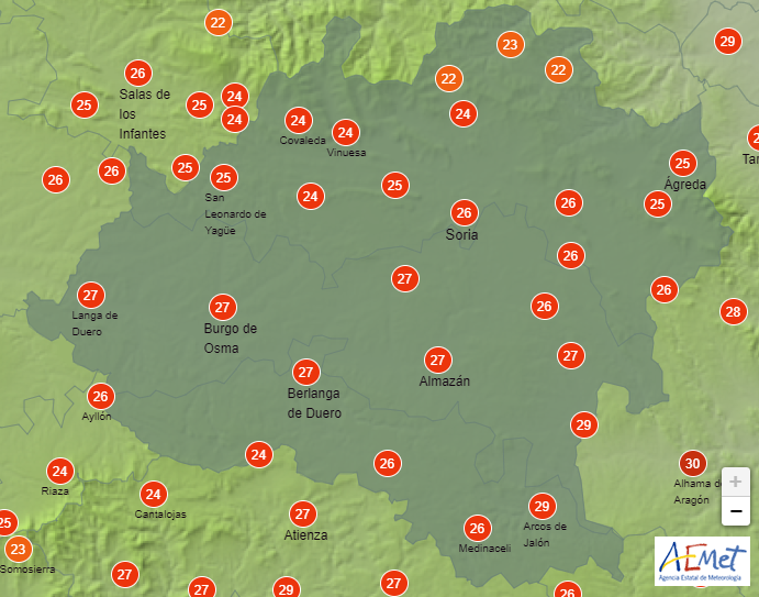 El tiempo en Soria: hoy domingo regresan las lluvias