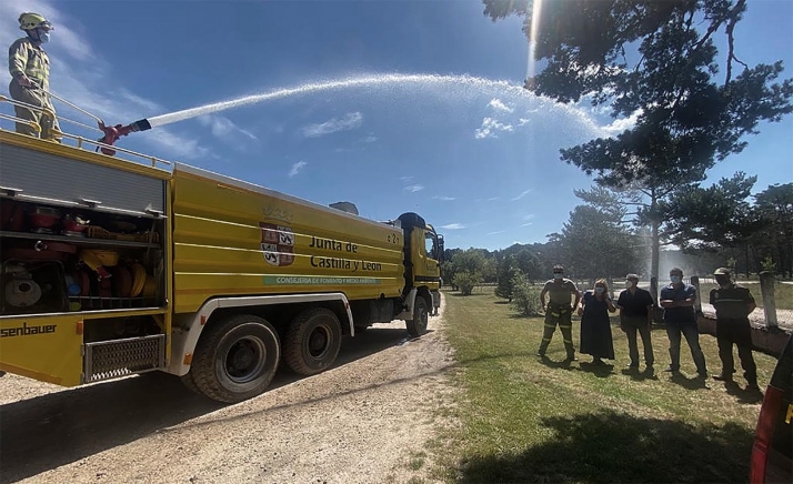 Casi 540 profesionales en Soria para defender al bosque del fuego