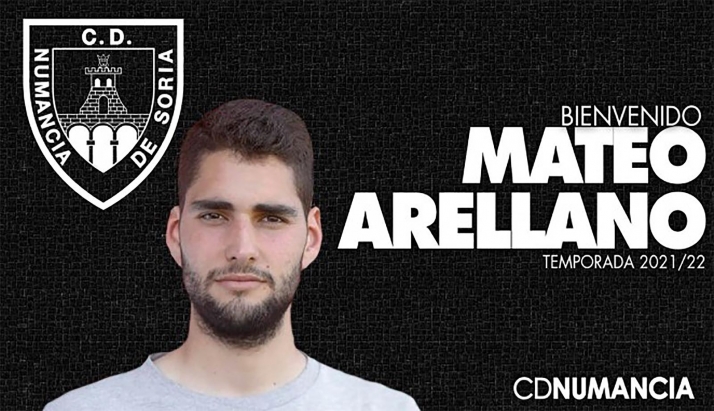 El Numancia contará con Mateo Arellano esta temporada