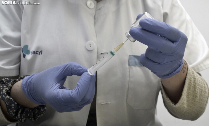 Soria, con el 96,7%, es la provincia de la Comunidad con mejor porcentaje de dosis administradas respecto a las recibidas