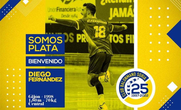 El BM Soria ficha al central asturiano Diego Fernández