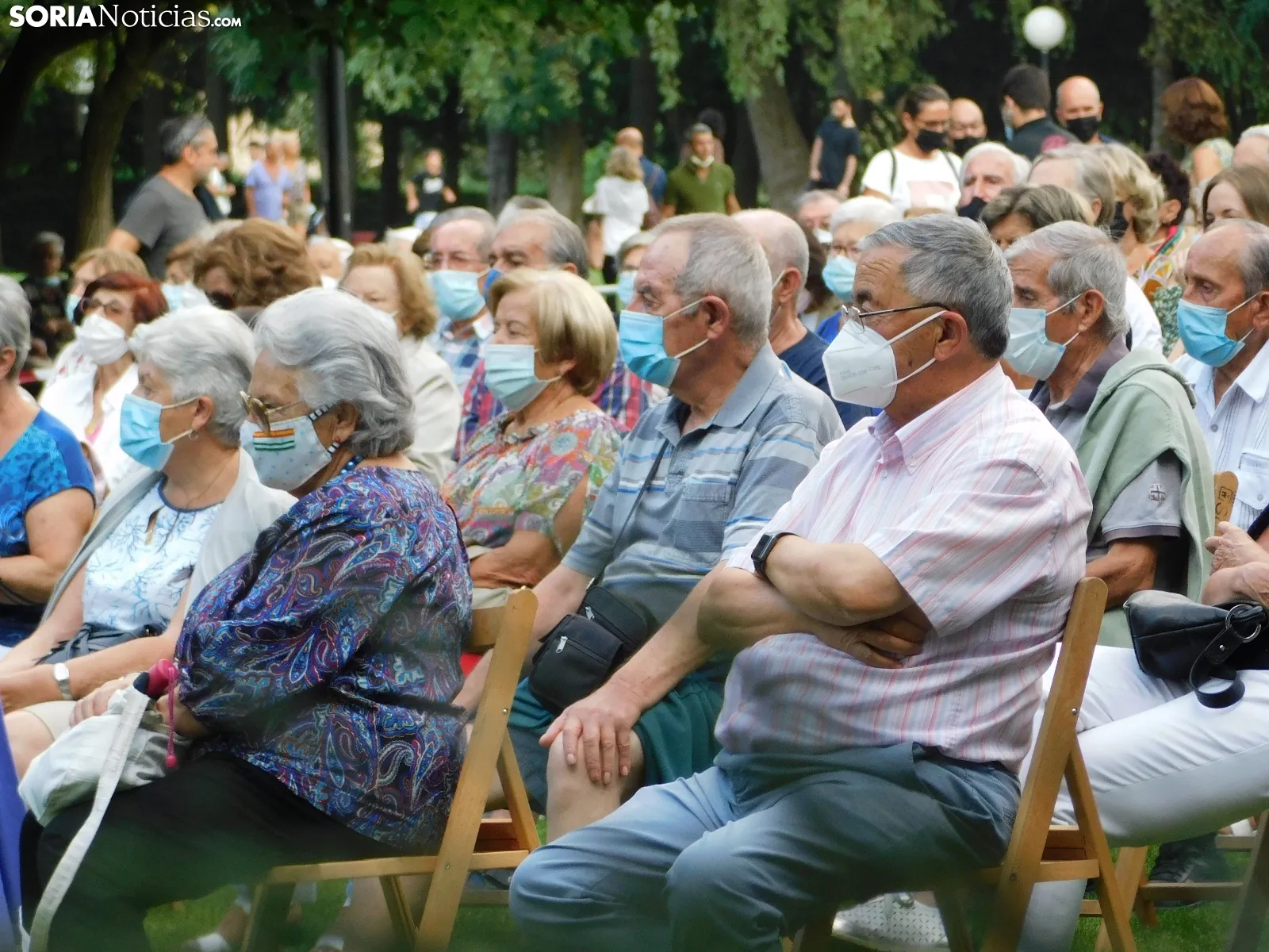 Una imagen del concierto de esta tarde en la Alameda de Cervantes. /SN