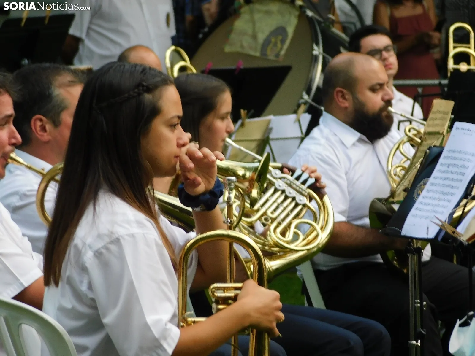 Una imagen del concierto de esta tarde en la Alameda de Cervantes. /SN