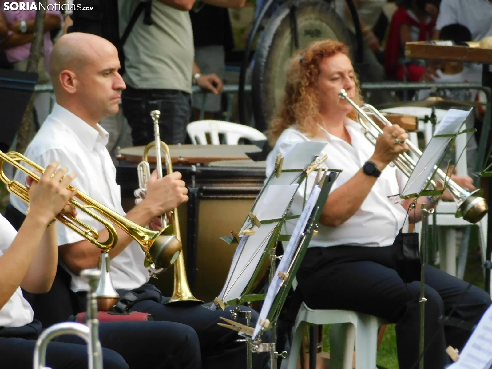 Una imagen del concierto de esta tarde en la Alameda de Cervantes. /SN