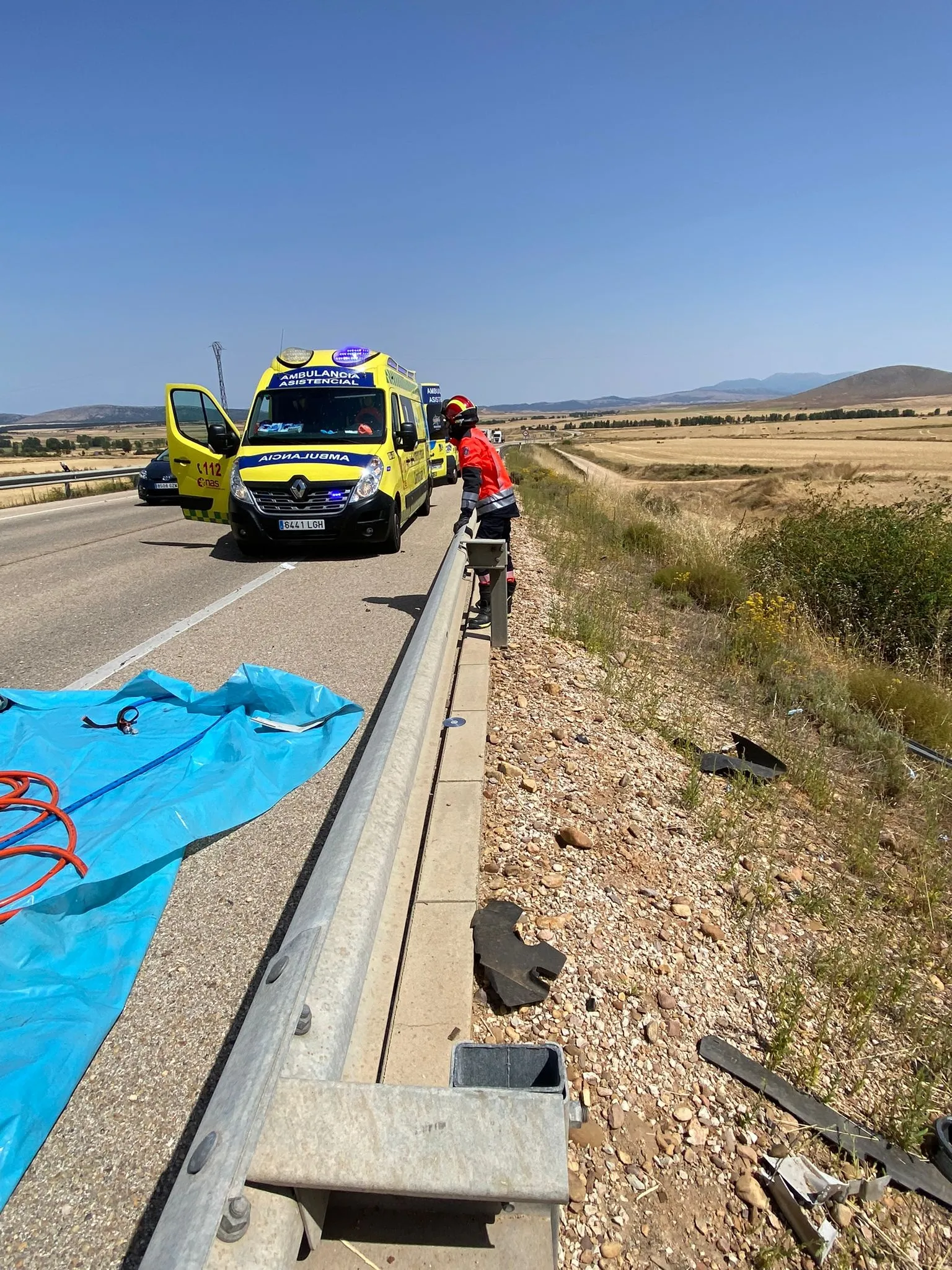 Foto 2 - Una fallecida y un herido grave en un accidente en Buberos