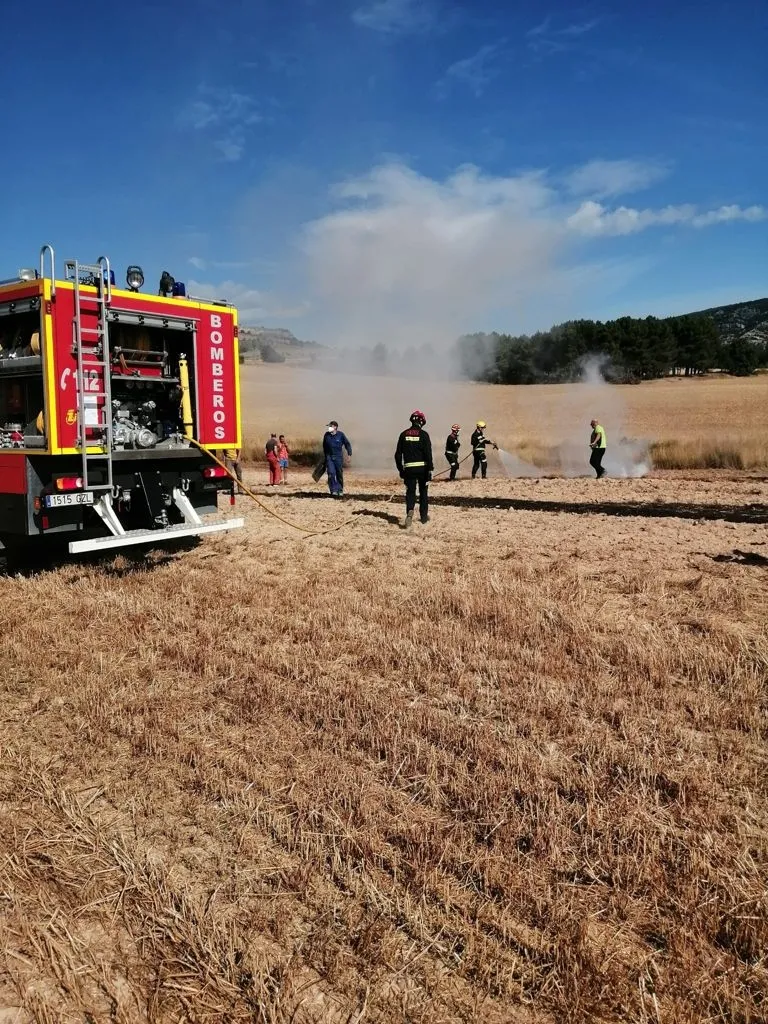 Imágenes del incendio.
