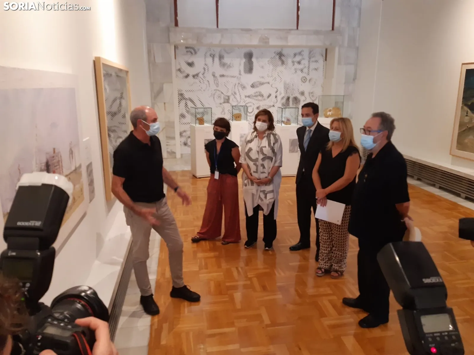 Inauguración de la exposición 'Contar el tiempo'. 