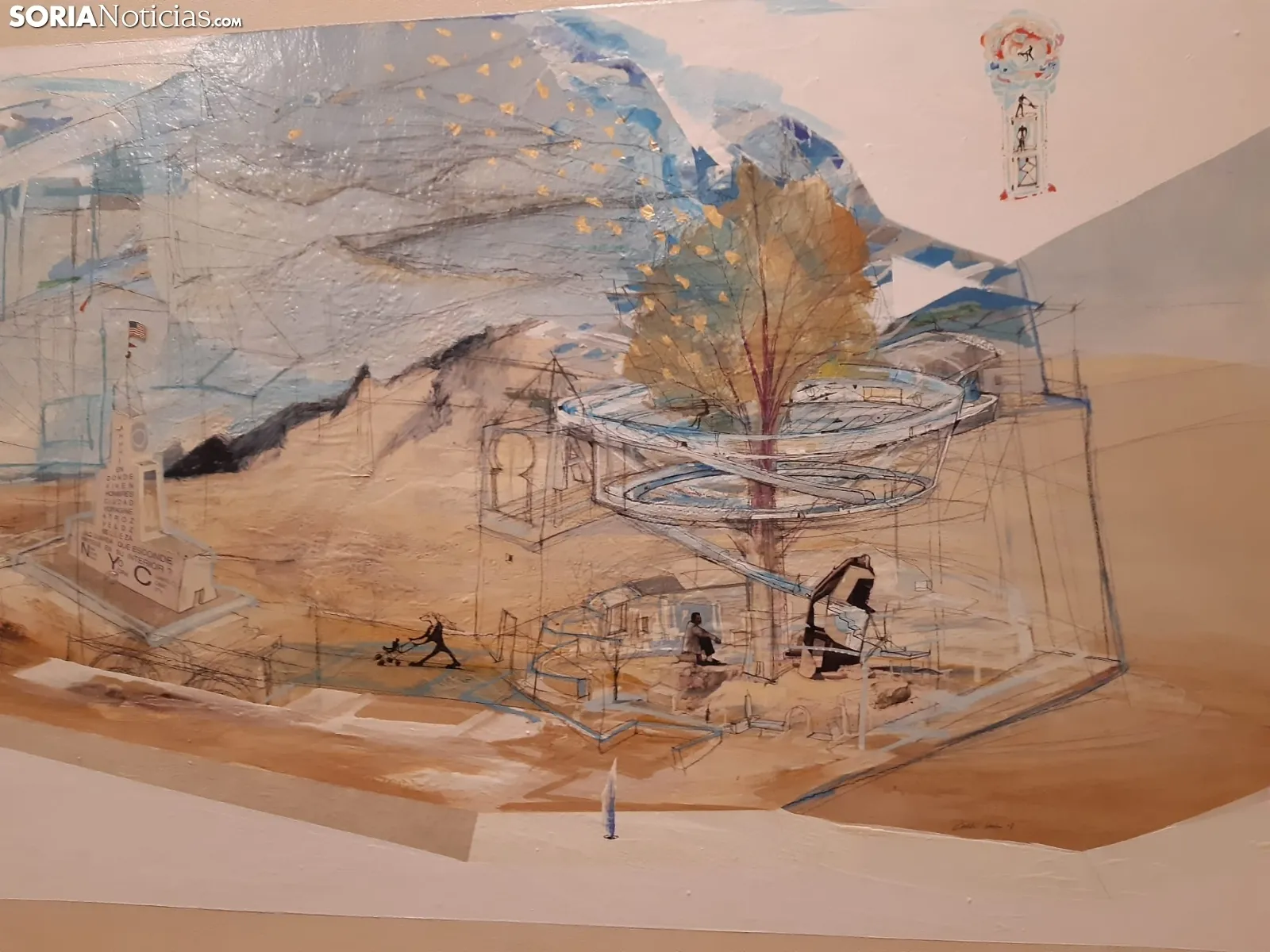 Inauguración de la exposición 'Contar el tiempo'. 