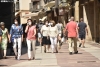 El centro de Soria, un día del presente verano.