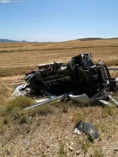 Foto 5 - Una fallecida y un herido grave en un accidente en Buberos