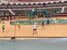 Imágenes de los encuentros de esta tarde.