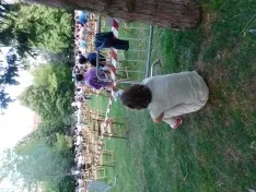 Una imagen del concierto de esta tarde en la Alameda de Cervantes. /SN