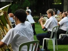 Una imagen del concierto de esta tarde en la Alameda de Cervantes. /SN