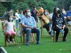 Una imagen del concierto de esta tarde en la Alameda de Cervantes. /SN