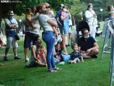 Una imagen del concierto de esta tarde en la Alameda de Cervantes. /SN