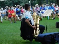 Una imagen del concierto de esta tarde en la Alameda de Cervantes. /SN