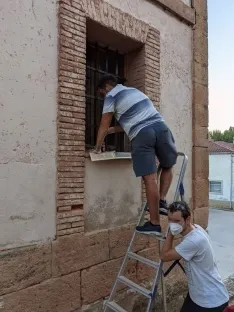 Una imagen de las labores. 