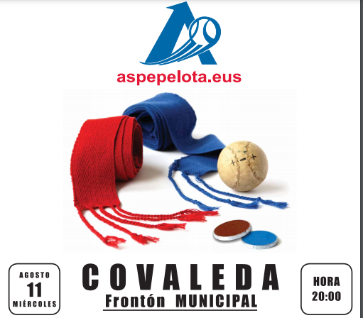 Covaleda organiza el 11 de agosto un Campeonato Profesional de Pelota