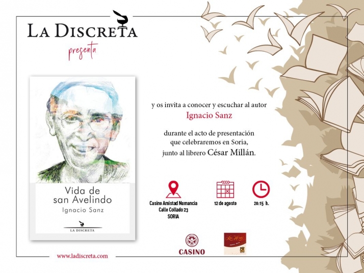 Ignacio Sanz presenta en el Casino su libro Vida de San Avelino