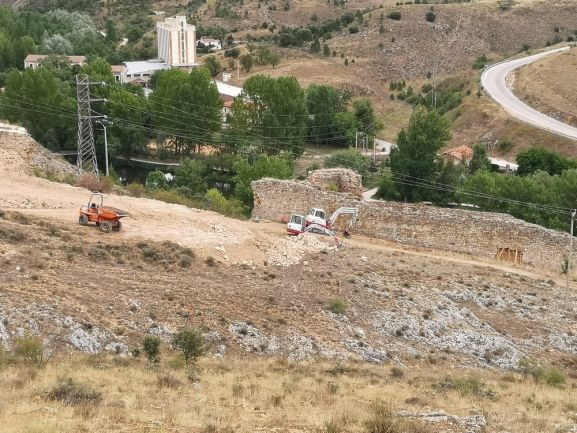  Las obras de recuperación de la muralla de Soria Sí, pero no Así