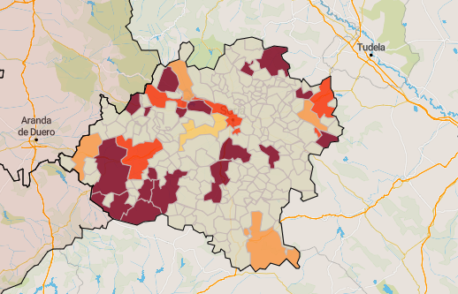 Coronavirus en Soria: la incidencia en un municipio continúa disparada