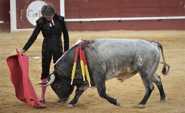 Una oreja para Rubén Sanz en Cuéllar