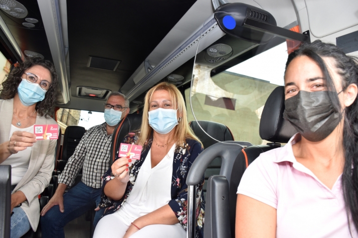 El bono rural gratuito es ya una realidad en la zona de transporte a la demanda de San Leonardo de Yagüe