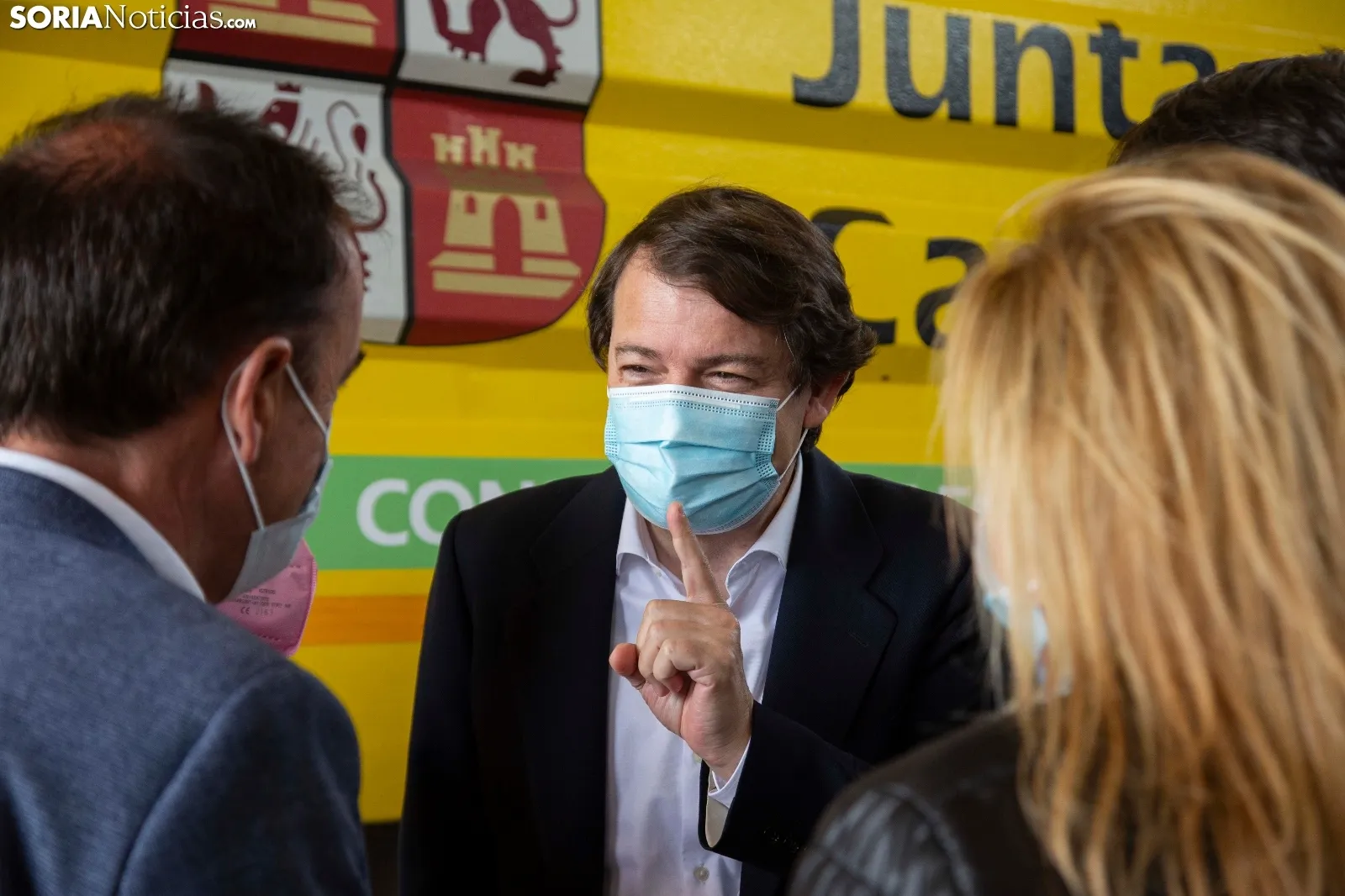 El presidente de Castilla y León, en cuarentena por un contacto estrecho con un enfermo Covid