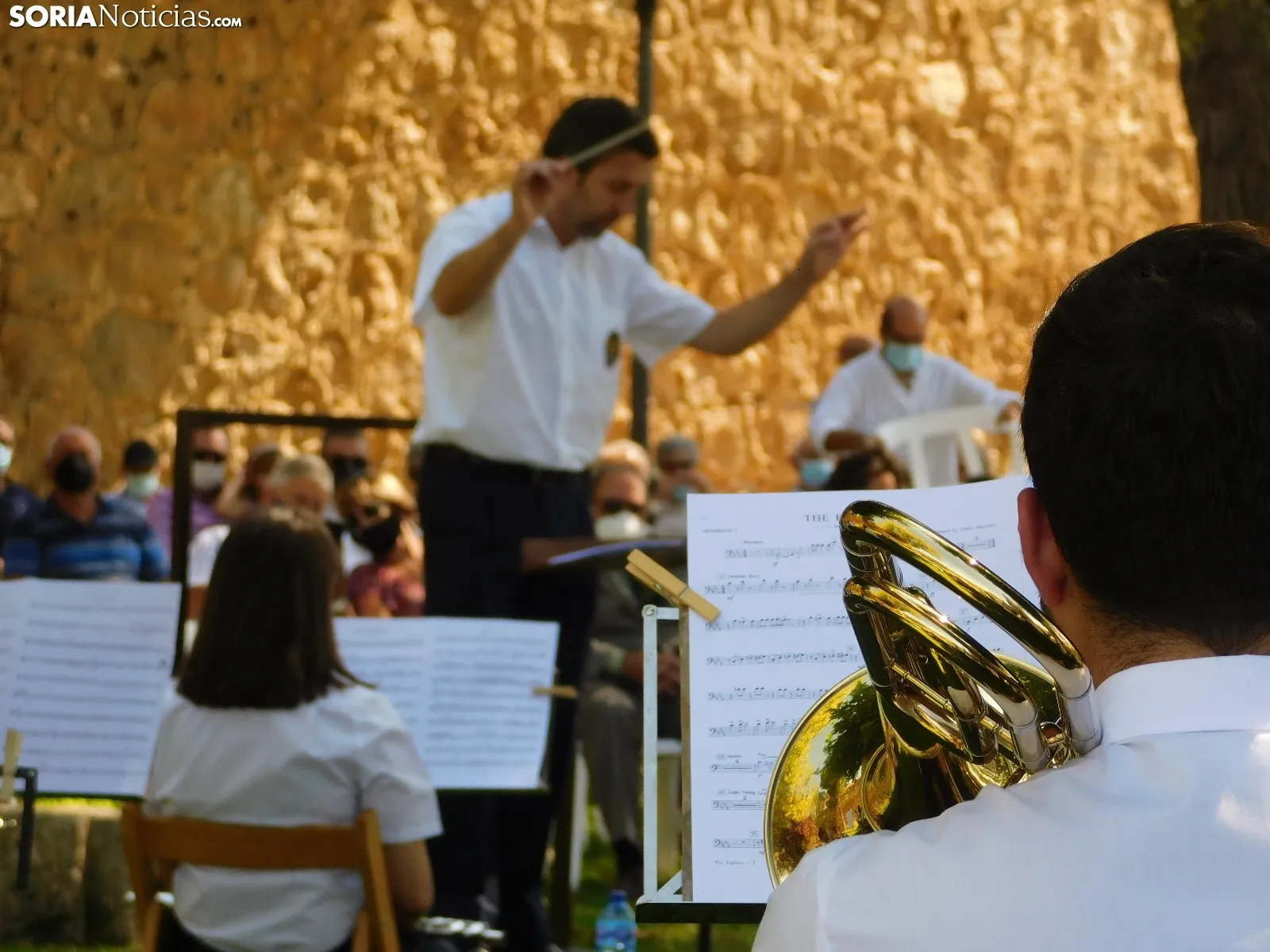 Una imagen del concierto ofrecido por la agrupación musical adnamantina. /SN