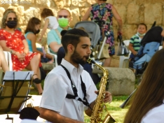 Una imagen del concierto ofrecido por la agrupación musical adnamantina. /SN