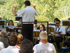 Una imagen del concierto ofrecido por la agrupación musical adnamantina. /SN