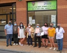 Foto 3 - La Delegaci&oacute;n de Caza homenajea a su federado m&aacute;s veterano